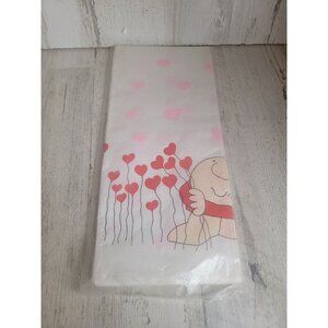 Tom Wilson Ziggy valentines‎ day heart paper table cloth vintage